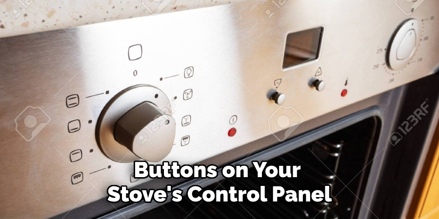 Buttons on Your Stove's Control Panel