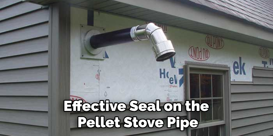 Effective Seal on the Pellet Stove Pipe