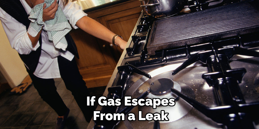 If Gas Escapes From a Leak