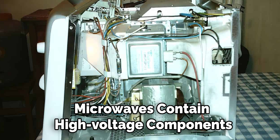 Microwaves Contain High-voltage Components