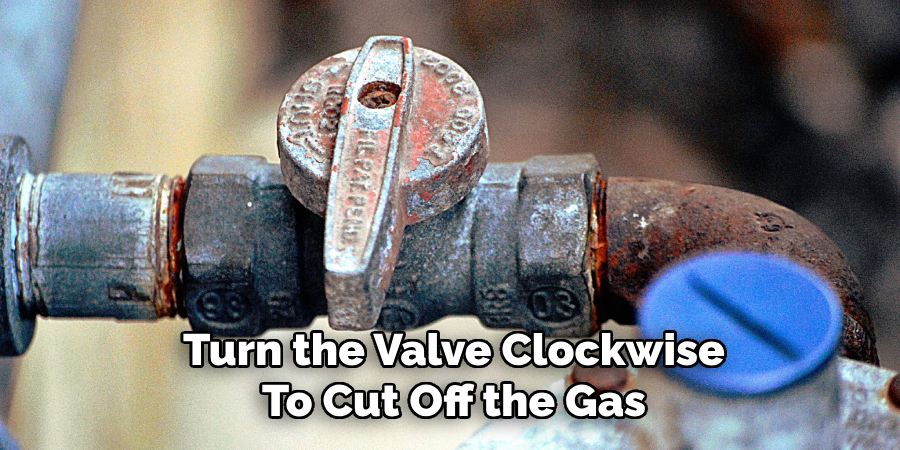 Turn the Valve Clockwise
To Cut Off the Gas