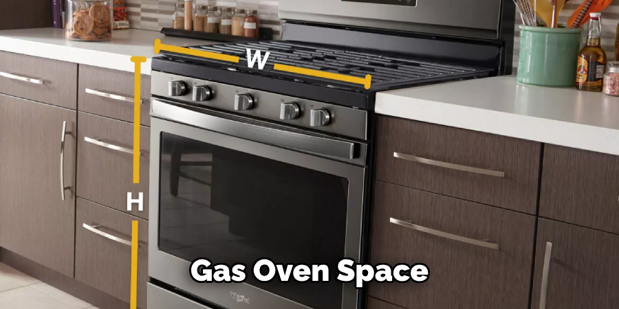 gas oven space