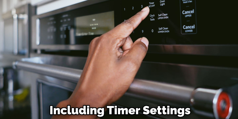 Including Timer Settings