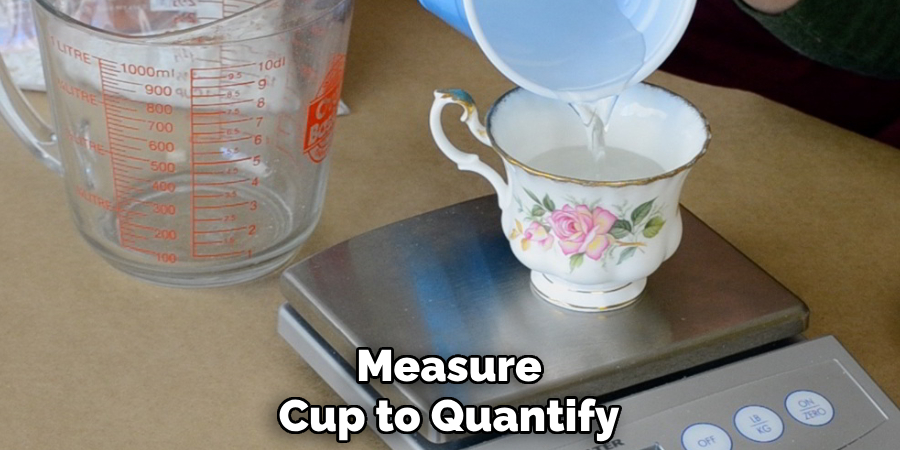 Measure
Cup to Quantify