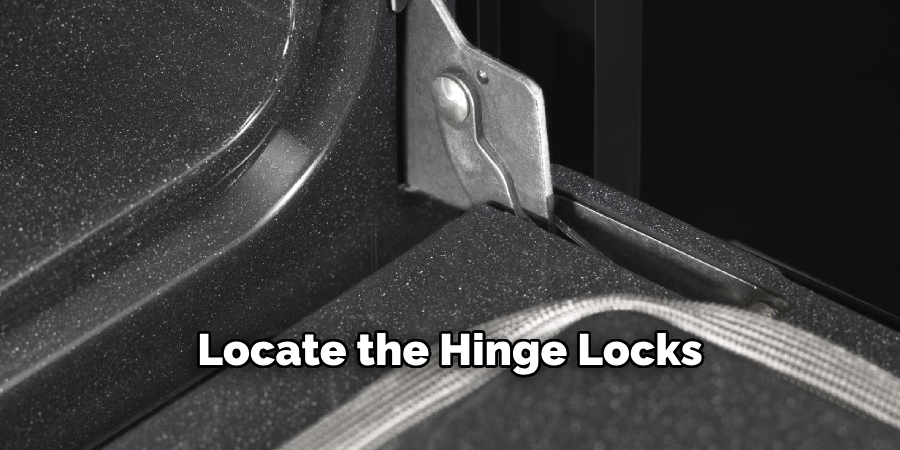 Locate the Hinge Locks 