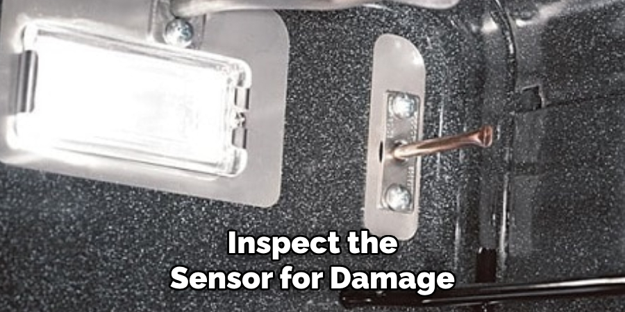 Inspect the Sensor for Damage