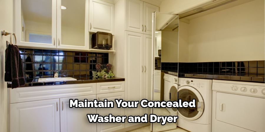 Maintain Your Concealed Washer and Dryer