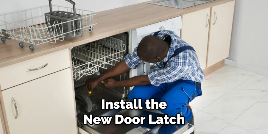 Install the New Door Latch