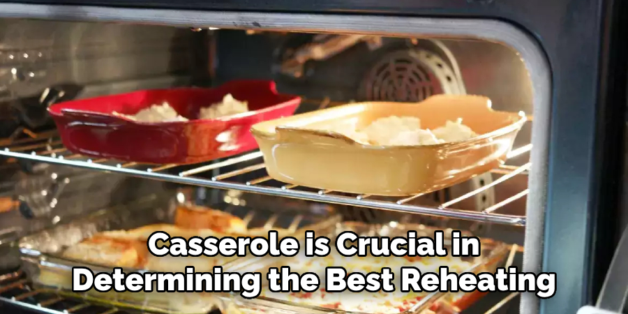 Casserole is Crucial in
Determining the Best Reheating