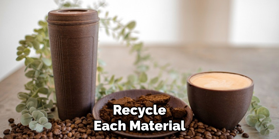 Recycle
Each Material