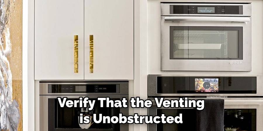 Verify That the Venting is Unobstructed