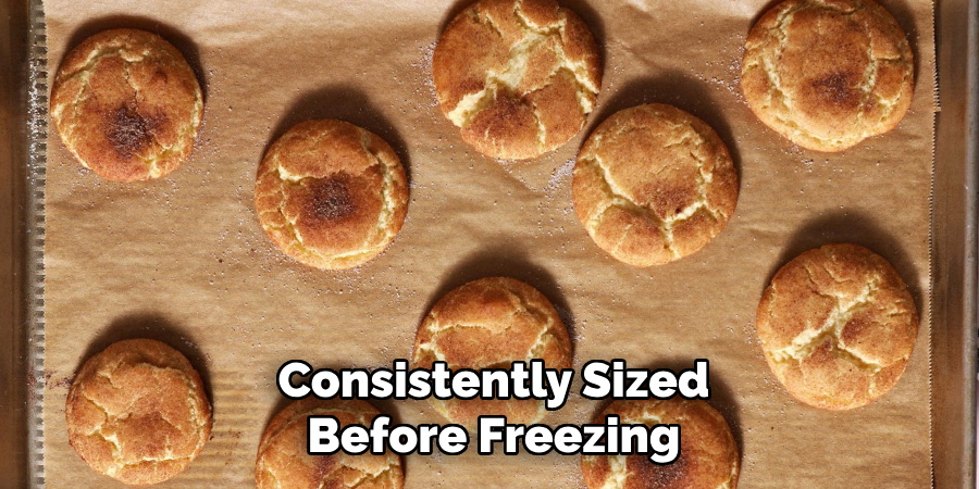 Consistently Sized Before Freezing