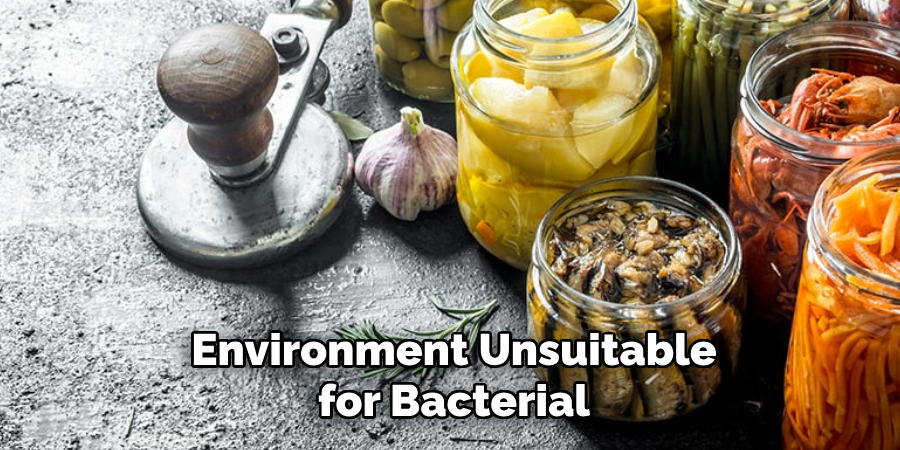 Environment Unsuitable for Bacterial