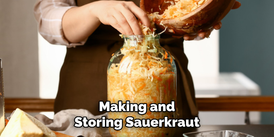Making and Storing Sauerkraut