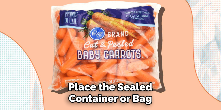 Place the Sealed Container or Bag