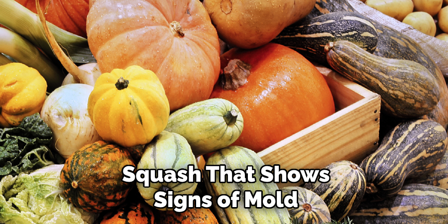 Squash That Shows Signs of Mold