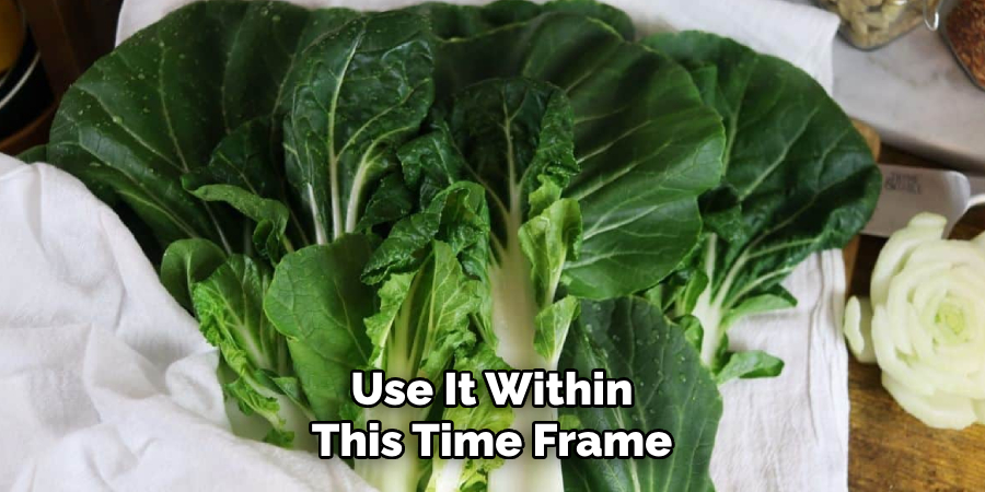 Use It Within This Time Frame