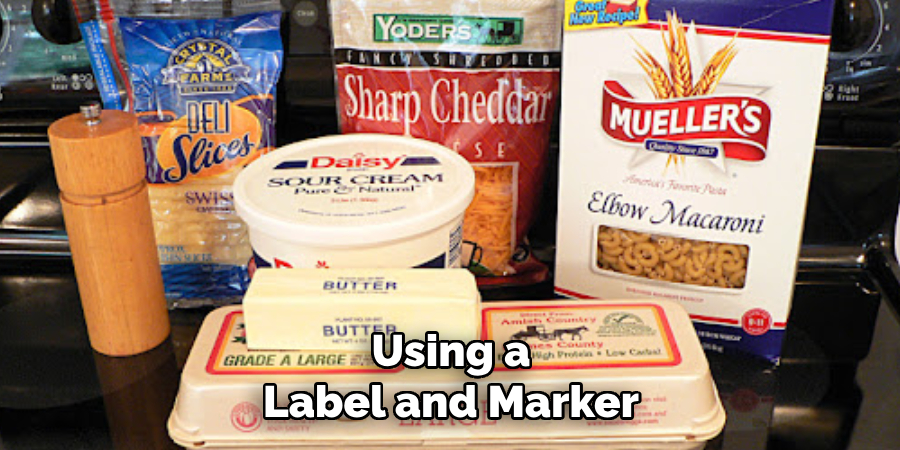 Using a Label and Marker