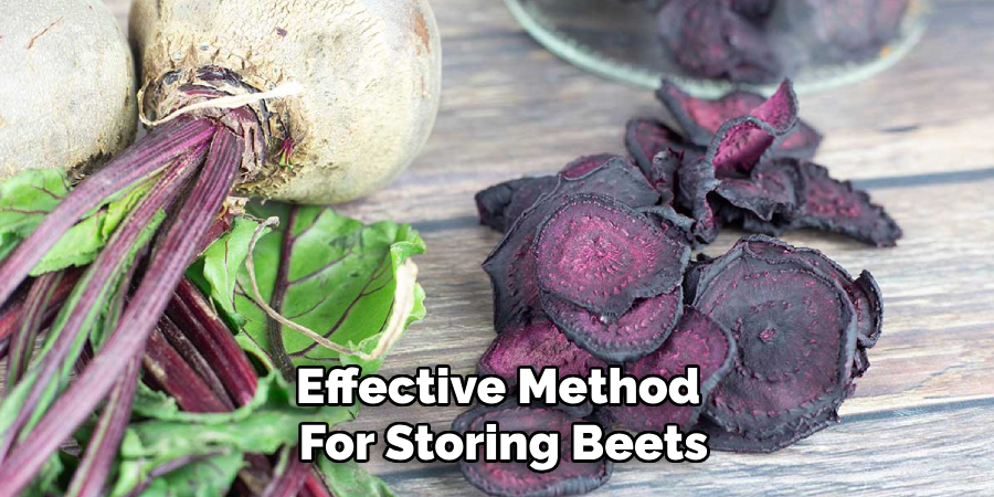 Effective Method 
For Storing Beets