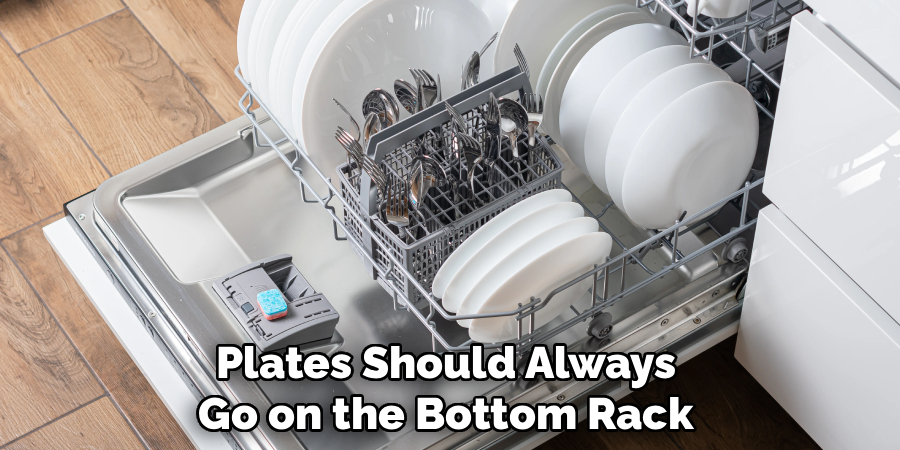 Plates Should Always
Go on the Bottom Rack