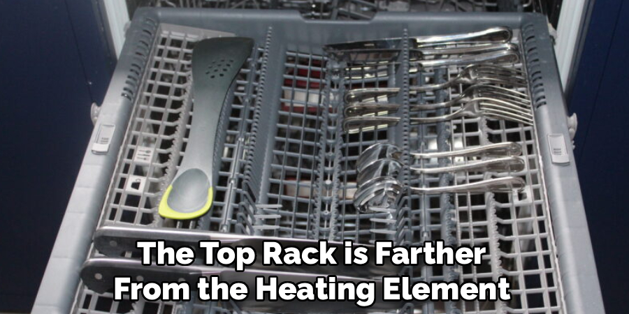 The Top Rack is Farther
From the Heating Element